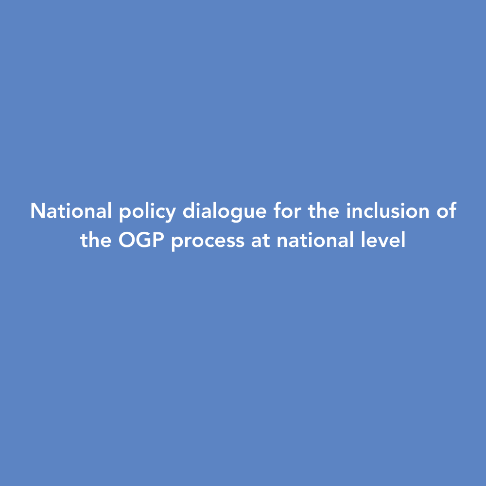 national political dialogue