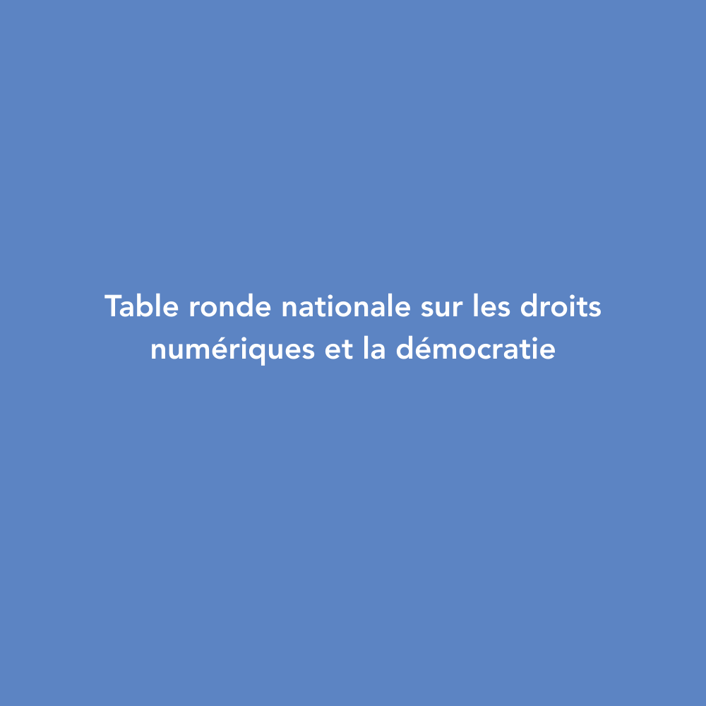 national stakeholder roundtable