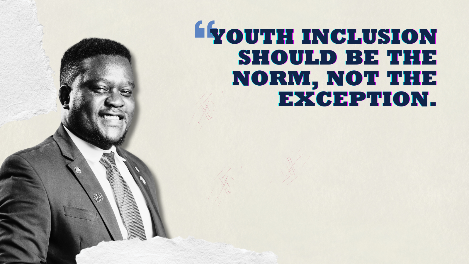 Youth inclusion should be the norm, not the exception.